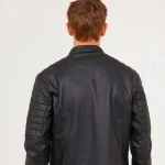 Jacket skinny fit  green off black